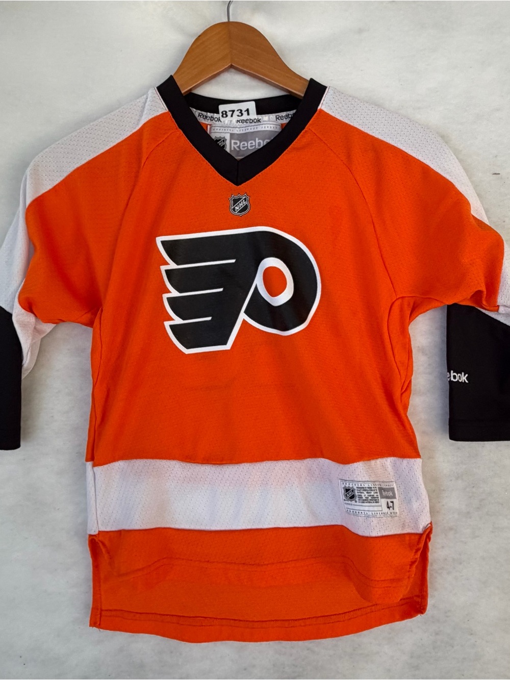 Reebok Philadelphia Flyers youth hockey jersey  SZ 4-7 Claude Giroux 8731